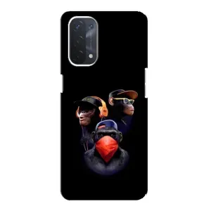 Чохол з Мавпами Oppo a74 (5G) - (AlphaPrint) (Три мавпи)
