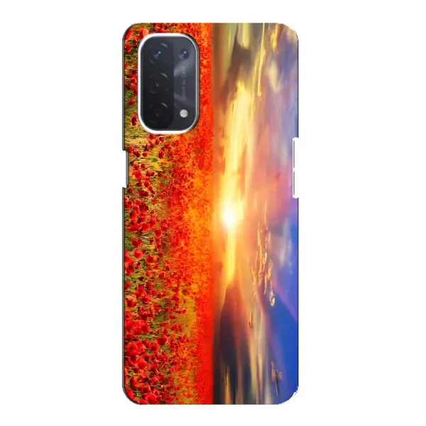 Чохол з принтом «Поле тюльпанів» для OPPO A74 (5G)
