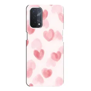 Чехол с розовым рисунком для Oppo a74 (5G)