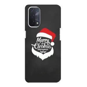 Рождественские Чехлы для Oppo a74 (5G) (VPrint) (Санта Крисмас)