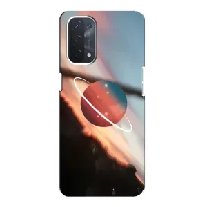 Космические Чехлы для Оппо А74 (5G) (VPrint) (Сатурн)