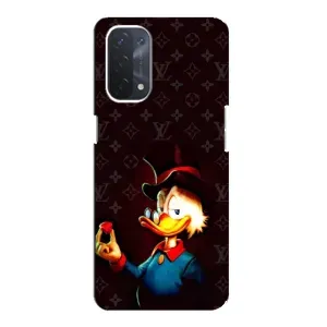 Чехли для Oppo a74 (5G) - Скрудж МакДак Louis Vuitton (PREMIUMPrint) (Скрудж з ботліантом)