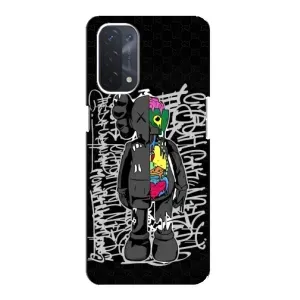 Чохли для Oppo a74 (5G) - Bearbrick Louis Vuitton (PREMIUMPrint) (Стиль Bearbrick)