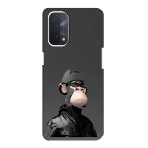 Чехлы с Обезьянами NFT для Oppo a74 (5G) (AlphaPrint) (стильная обезьяна NFT)