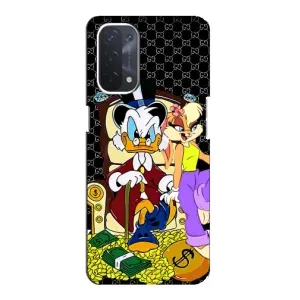 Чехли для Oppo a74 (5G) - Скрудж МакДак Louis Vuitton (PREMIUMPrint) (Стильна Утка)