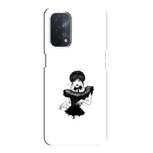Чохол з принтом «танець Венздей» для OPPO A74 (5G)