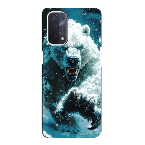 Чехол с принтом «Полярный медведь» для OPPO A74 (5G)