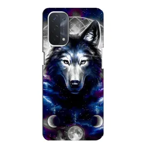 Чохол з принтом «Вовк» для OPPO A74 (5G)