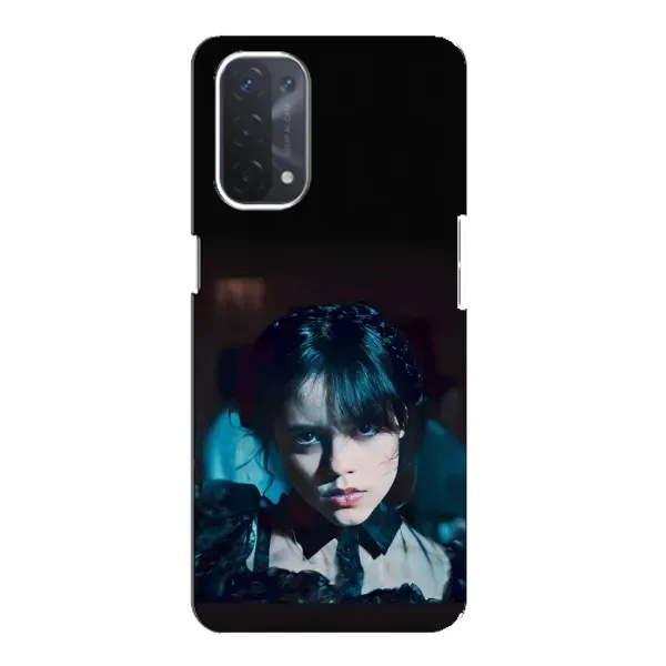 Чохол з принтом «погляд Венздей» для OPPO A74 (5G)