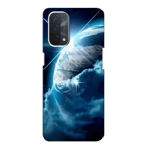 Космические Чехлы для Оппо А74 (5G) (VPrint) (Земля с космоса)
