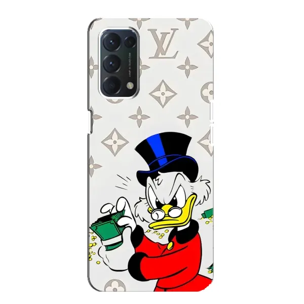 Чехол с принтом «Баксы Скрудж» для OPPO A74
