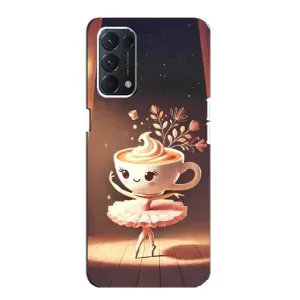 Чехол с мемом Тралалело тралала на OPPO A74 (Балерина капучина)