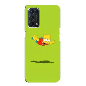 Чехол с Симпсонами для OPPO A74 (VPrint)