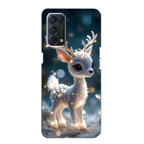 Чохол з принтом «Блискуче оленятко» для OPPO A74