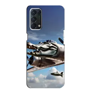 Чехол с мемом Тралалело тралала на OPPO A74 (Бомбардиро крокодило)