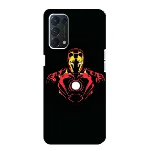 Чохли з героями Марвел OPPO A74 (VPrint) (Залізна людина)