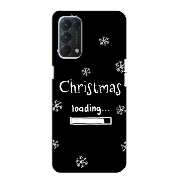 Чохол з принтом «Christmas loading» для OPPO A74