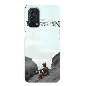Чохол як приборкати дракона на OPPO A74 (Дракон лого)