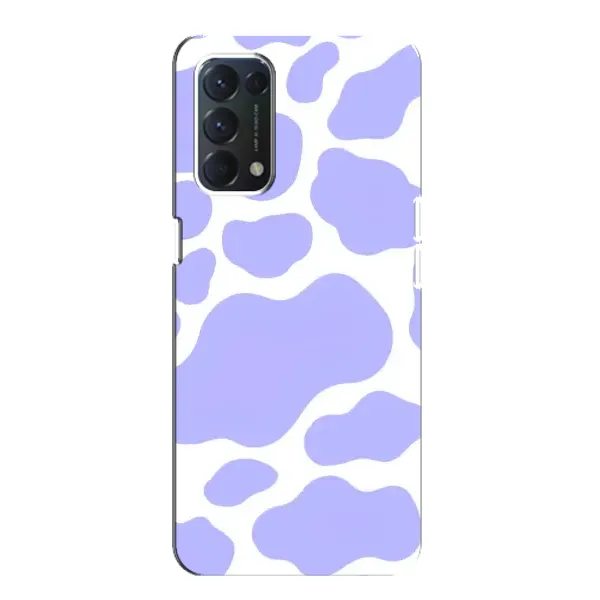 Чехол с принтом «Фиолетова Буренка» для OPPO A74