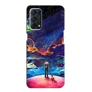 Космічні Чохли для ОППО А74 (VPrint) (Вид Галактики)