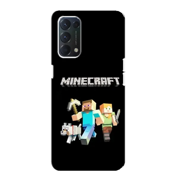 Чехол с принтом «герои Minecraft» для OPPO A74 Чехол с принтом «герои Minecraft» для OPPO A74