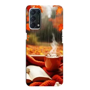 Чехол с принтом «Кофе и дождь» для OPPO A74