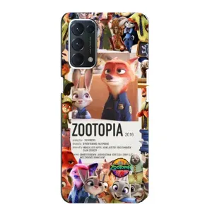 Чохол Зоотрополіс на OPPO A74 (Постер Зоотрополіс)