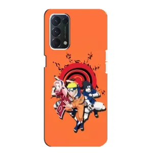 Naruto Anime Чехлы для Оппо А74 (AlphaPrint) (команда Наруто)