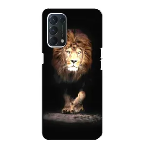 Чехол со Львом для OPPO A74 (VPrint) (Лев)
