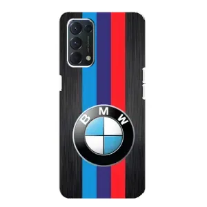 Чехол для Оппо А74 - с принтом БМВ (AlphaPrint) (Лого BMW)