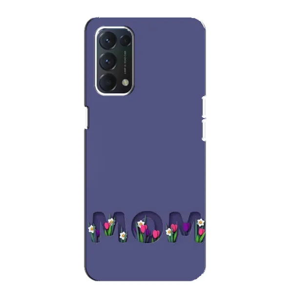 Чехол с принтом «Мама в цветах» для OPPO A74