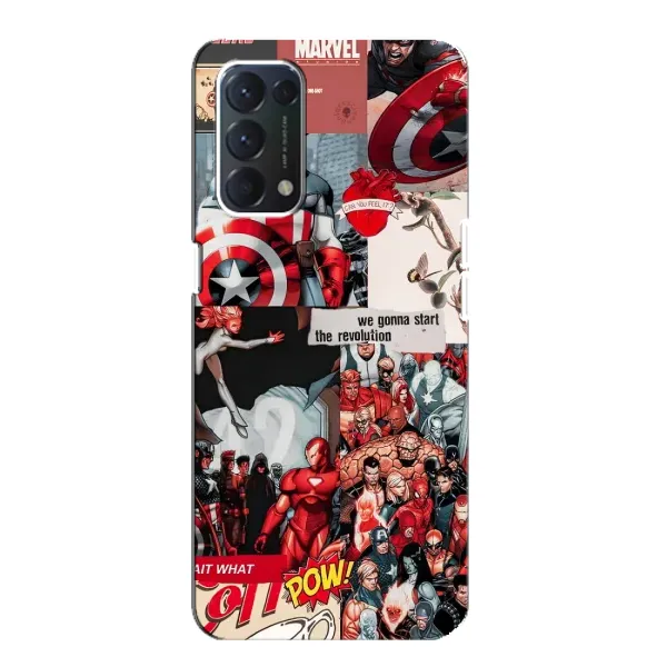 Чехол с принтом «Марвел Комикс» для OPPO A74