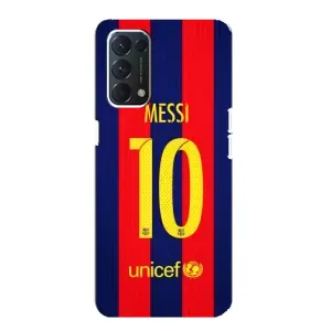 Чехлы Месси для OPPO A74 (AlphaPrint) (Messi Barca 10)