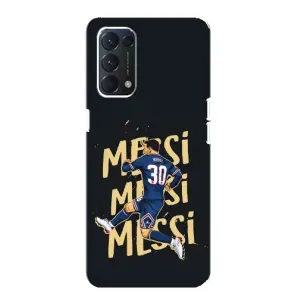 Чехлы для OPPO A74 (Leo чемпион) (AlphaPrint) (Messi ПСЖ)