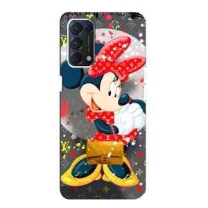 Чохол Disney Mouse OPPO A74 (PREMIUMPrint) (Minni з бантіком)