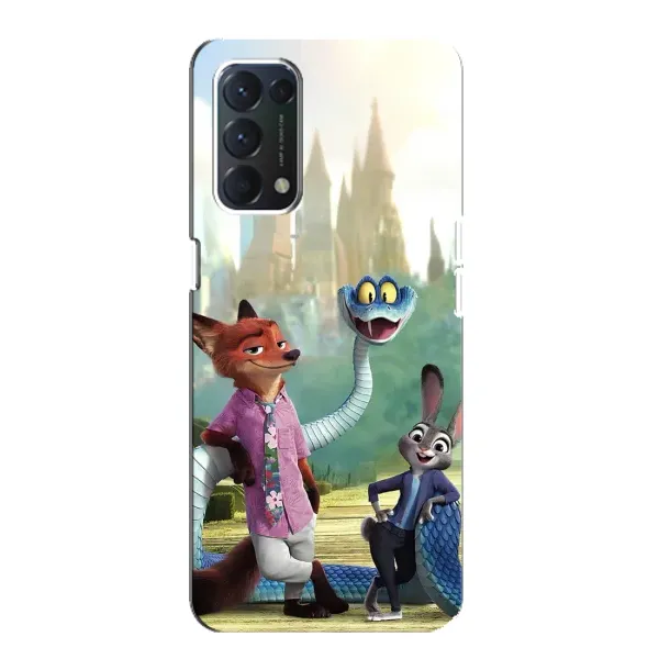 Чехол с принтом «Герои мультфильма Зверополис» для OPPO A74 Чехол с принтом «Герои мультфильма Зверополис» для OPPO A74