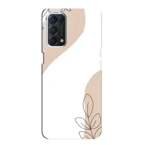 Чехол с принтом «Нюдовая веточка абстракция» для OPPO A74