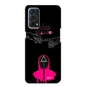 Чохол Гра в кальмара для OPPO A74 (Мінімалізм Гра кальмара)