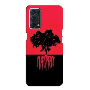 Украинские Чехлы для OPPO A74 с картинкой УПА (AlphaPrint) (Патріот)