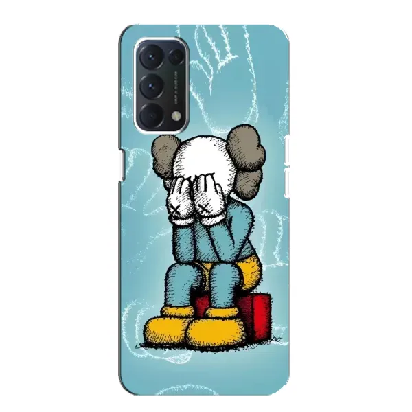 Чехол с принтом «Плач Bearbrick» для OPPO A74