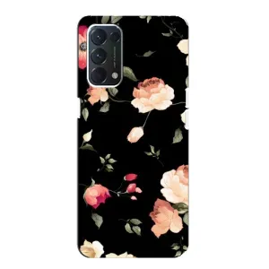 Чехлы с Цветами для OPPO A74 (VPrint) (Розочки)