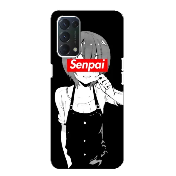 Чехол с принтом «Senpai» для OPPO A74