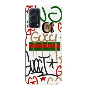 Бренднові Чохли для OPPO A74 - (PREMIUMPrint) (Стиль GUUCI)