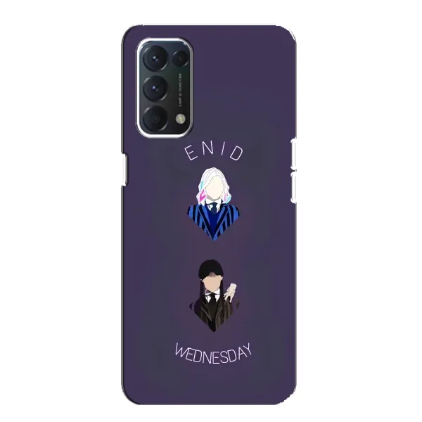 Чохол з принтом «Венздей і подруга» для OPPO A74