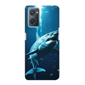 Чохол з картинкою 'Хижаки' для Oppo A76 (Акула під водою)