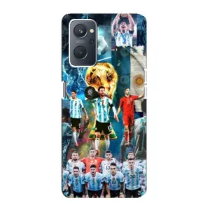 Чехлы Месси для Oppo A76 (AlphaPrint) (Аргентина Месси)