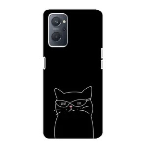 Чохол з малюнком кіт на Oppo A76 (Байдужий кіт)