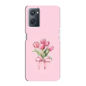 Чохол з розовим принтом для Oppo A76 (Букет квітів)