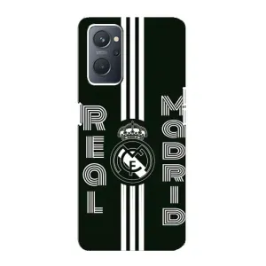 ФК Реал Мадрид чехлы для Oppo A76 (AlphaPrint) (черно белый Реал)