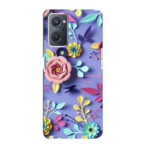 Чехлы с Цветами для Oppo A76 (VPrint) (Цветочный дизайн)
